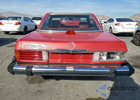 1985 Mercedes-Benz 380 Sl z USA, uszkodzony, nr VIN WDBBA45C6FA031173